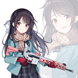This is a pixiv picture whose title is Firearm.