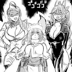 This is a pixiv picture whose title is 子供と保護者.