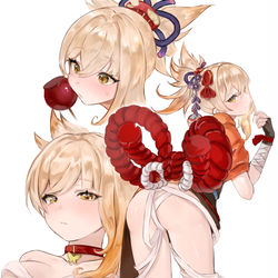 This is a pixiv picture whose title is Yoimiya.