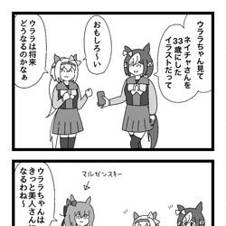 This is a pixiv picture whose title is 【ウマ娘】ウマ娘の将来.