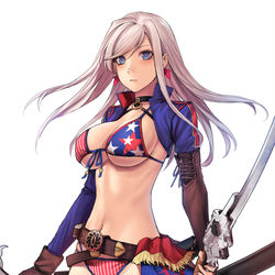 This is a pixiv picture whose title is 水着武蔵ちゃん.
