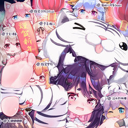 This is a pixiv picture whose title is 虎年大吉！.