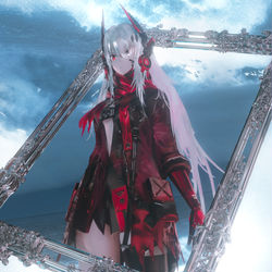 This is a pixiv picture whose title is 露西亚深红之渊.
