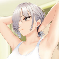 This is a pixiv picture whose title is 佐紹さんの脇.