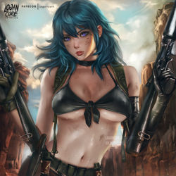 This is a pixiv picture whose title is Byleth as Quiet.