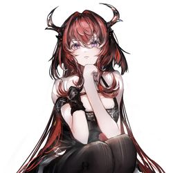 This is a pixiv picture whose title is 💢.