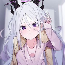 This is a pixiv picture whose title is May I sleep with you?.