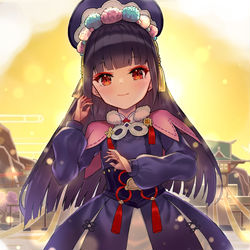 This is a pixiv picture whose title is 雲堇.