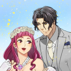 This is a pixiv picture whose title is じょじはな.