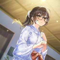 This is a pixiv picture whose title is 【朗報】俺の許嫁になった地味子、家では可愛いしかない。.