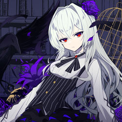 This is a pixiv picture whose title is 爱伦坡-Allan Poe.