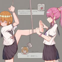 This is a pixiv picture whose title is 《练习》.