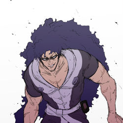 This is a pixiv picture whose title is 御大将.