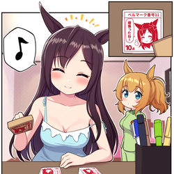 This is a pixiv picture whose title is ベルマークの制作過程を公開するタイキ.