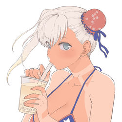 This is a pixiv picture whose title is 武蔵ちゃん.