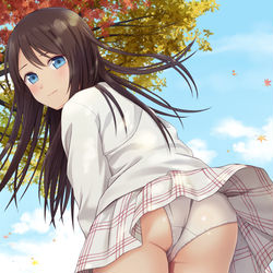 This is a pixiv picture whose title is 木枯らし.