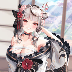 This is a pixiv picture whose title is クロヱ.