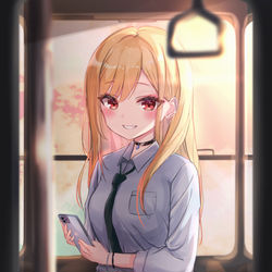 This is a pixiv picture whose title is Kitagawa Marin.