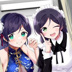 This is a pixiv picture whose title is 【サンプル】希ちゃん中心合同誌【僕ラブ32】.