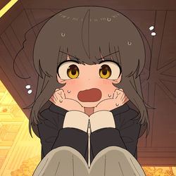 This is a pixiv picture whose title is 《소꿉친구가 자꾸 괴롭혀!》 짤.