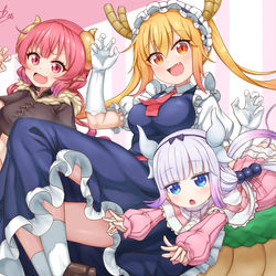 This is a pixiv picture whose title is メイドラゴンS.