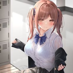This is a pixiv picture whose title is 見ないでよ….
