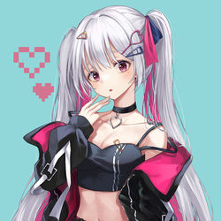 This is a pixiv picture whose title is 💗.