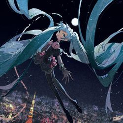 This is a pixiv picture whose title is いつか重力の外へ.