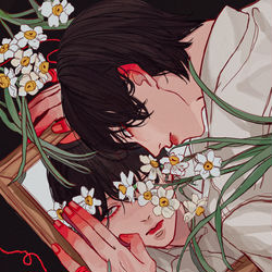 This is a pixiv picture whose title is 自己愛.