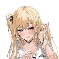 This is a pixiv picture whose title is 喜多川海夢.