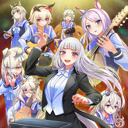 This is a pixiv picture whose title is バンド組まね？.