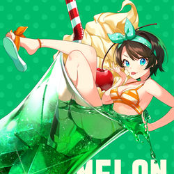 This is a pixiv picture whose title is 🍈.