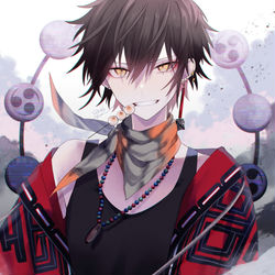 This is a pixiv picture whose title is 雷神.