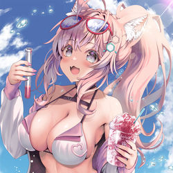 This is a pixiv picture whose title is 水着博衣こよりさん.
