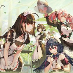 This is a pixiv picture whose title is Maid.
