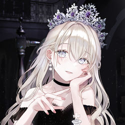 This is a pixiv picture whose title is Queen of night.
