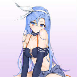 This is a pixiv picture whose title is blue orange.
