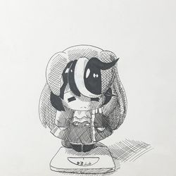 This is a pixiv picture whose title is たぬき描いてみた.