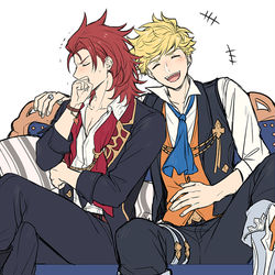 This is a pixiv picture whose title is 【グラ腐ル】ヴェパシlog③.