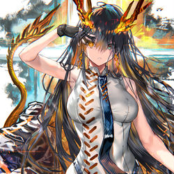 This is a pixiv picture whose title is 龍.