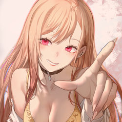 This is a pixiv picture whose title is 喜多川海夢.