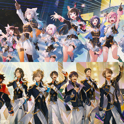 This is a pixiv picture whose title is にじさんじ[FANTASIA]キービジュアル.