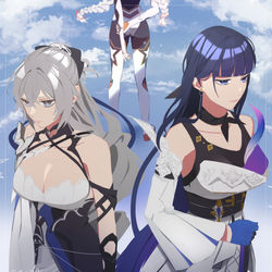 This is a pixiv picture whose title is キアナ+芽衣+ブローニャ.
