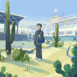 This is a pixiv picture whose title is オアシス.