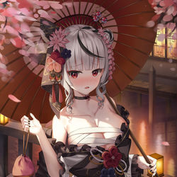 This is a pixiv picture whose title is 沙花叉クロヱ.