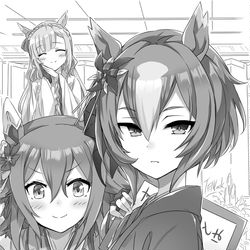 This is a pixiv picture whose title is ヤエノちゃん達のかるたチームも見てみ隊.