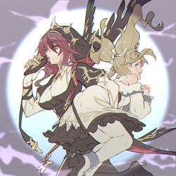 This is a pixiv picture whose title is 👿シスター👼.