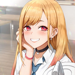 This is a pixiv picture whose title is Marin Kitagawa.