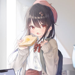 This is a pixiv picture whose title is 兄さん、早くしないと学校遅刻しちゃうよ！.