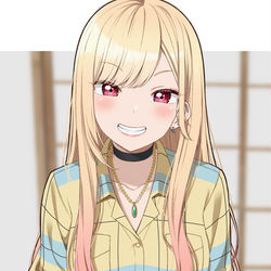 This is a pixiv picture whose title is 喜多川海夢.